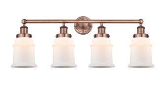 Edison Four Light Bath Vanity in Antique Copper (405|616-4W-AC-G181)
