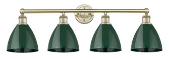 Edison Four Light Bath Vanity in Antique Brass (405|616-4W-AB-MBD-75-GR)