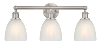 Edison Three Light Bath Vanity in Brushed Satin Nickel (405|616-3W-SN-G381)