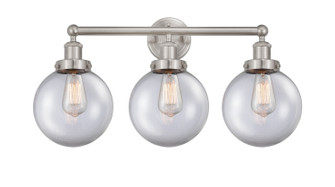 Edison Three Light Bath Vanity in Brushed Satin Nickel (405|616-3W-SN-G202-8)