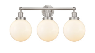 Edison Three Light Bath Vanity in Brushed Satin Nickel (405|616-3W-SN-G201-8)