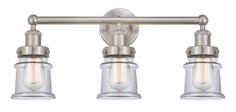 Edison Three Light Bath Vanity in Brushed Satin Nickel (405|616-3W-SN-G182S)