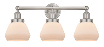 Edison Three Light Bath Vanity in Brushed Satin Nickel (405|616-3W-SN-G171)