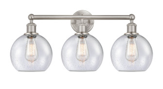 Edison Three Light Bath Vanity in Satin Nickel (405|616-3W-SN-G124-8)