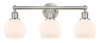 Edison Three Light Bath Vanity in Brushed Satin Nickel (405|616-3W-SN-G121-6)