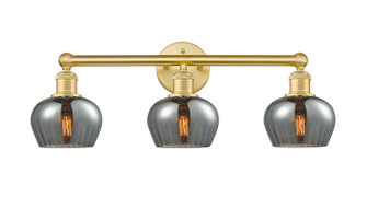 Edison Three Light Bath Vanity in Satin Gold (405|616-3W-SG-G93)