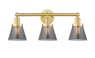 Edison Three Light Bath Vanity in Satin Gold (405|616-3W-SG-G63)