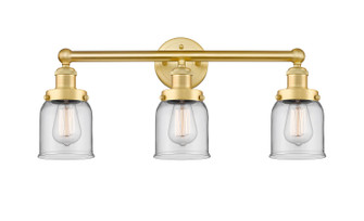 Edison Three Light Bath Vanity in Satin Gold (405|616-3W-SG-G52)