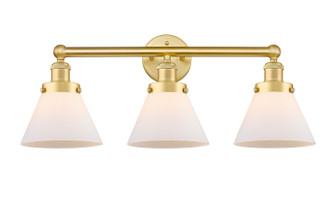 Edison Three Light Bath Vanity in Satin Gold (405|616-3W-SG-G41)