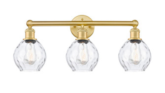 Edison Three Light Bath Vanity in Satin Gold (405|616-3W-SG-G362)