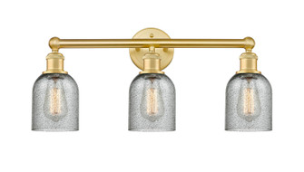 Edison Three Light Bath Vanity in Satin Gold (405|616-3W-SG-G257)