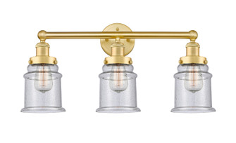 Edison Three Light Bath Vanity in Satin Gold (405|616-3W-SG-G184)