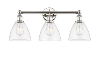 Edison Three Light Bath Vanity in Polished Nickel (405|616-3W-PN-GBD-752)