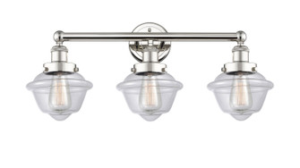 Edison Three Light Bath Vanity in Polished Nickel (405|616-3W-PN-G532)