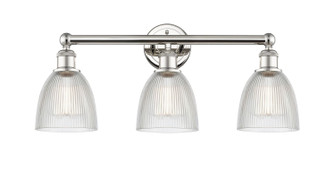 Edison Three Light Bath Vanity in Polished Nickel (405|616-3W-PN-G382)