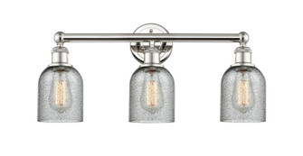 Edison Three Light Bath Vanity in Polished Nickel (405|616-3W-PN-G257)