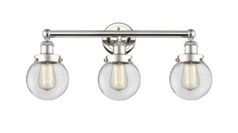 Edison Three Light Bath Vanity in Polished Nickel (405|616-3W-PN-G202-6)