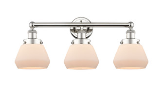 Edison Three Light Bath Vanity in Polished Nickel (405|616-3W-PN-G171)