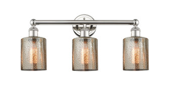 Edison Three Light Bath Vanity in Polished Nickel (405|616-3W-PN-G116)