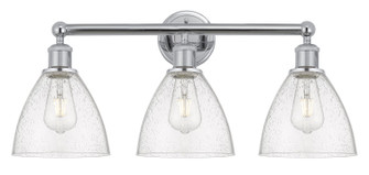 Edison Three Light Bath Vanity in Polished Chrome (405|616-3W-PC-GBD-754)