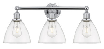 Edison Three Light Bath Vanity in Polished Chrome (405|616-3W-PC-GBD-752)