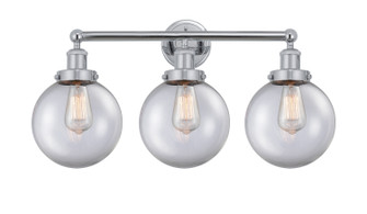 Edison Three Light Bath Vanity in Polished Chrome (405|616-3W-PC-G202-8)
