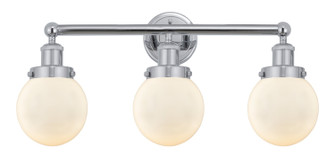 Edison Three Light Bath Vanity in Polished Chrome (405|616-3W-PC-G201-6)