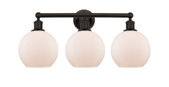 Edison Three Light Bath Vanity in Oil Rubbed Bronze (405|616-3W-OB-G121-8)