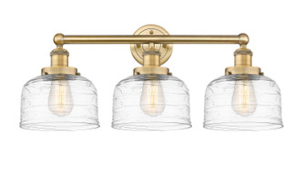 Edison Three Light Bath Vanity in Brushed Brass (405|616-3W-BB-G713)