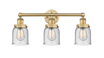 Edison Three Light Bath Vanity in Brushed Brass (405|616-3W-BB-G54)