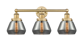 Edison Three Light Bath Vanity in Brushed Brass (405|616-3W-BB-G173)