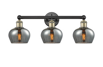 Edison Three Light Bath Vanity in Black Antique Brass (405|616-3W-BAB-G93)