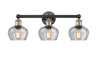 Edison Three Light Bath Vanity in Black Antique Brass (405|616-3W-BAB-G92)