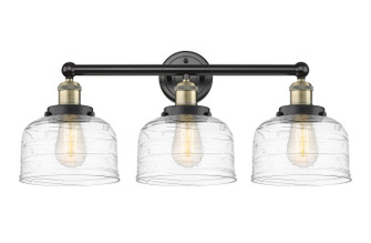 Edison Three Light Bath Vanity in Black Antique Brass (405|616-3W-BAB-G713)