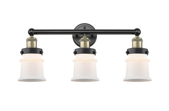 Edison Three Light Bath Vanity in Black Antique Brass (405|616-3W-BAB-G181S)