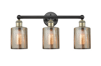Edison Three Light Bath Vanity in Black Antique Brass (405|616-3W-BAB-G116)