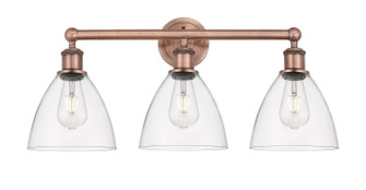 Edison Three Light Bath Vanity in Antique Copper (405|616-3W-AC-GBD-752)