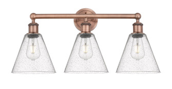 Edison Three Light Bath Vanity in Antique Copper (405|616-3W-AC-GBC-84)