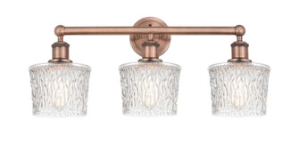 Edison Three Light Bath Vanity in Antique Copper (405|616-3W-AC-G402)