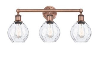 Edison Three Light Bath Vanity in Antique Copper (405|616-3W-AC-G362)