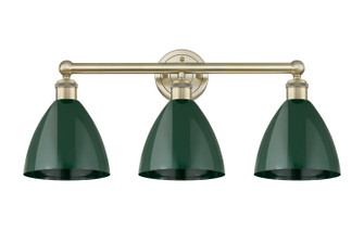 Edison Three Light Bath Vanity in Antique Brass (405|616-3W-AB-MBD-75-GR)