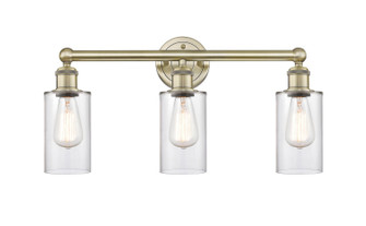 Edison Three Light Bath Vanity in Antique Brass (405|616-3W-AB-G802)