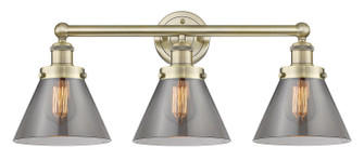 Edison Three Light Bath Vanity in Antique Brass (405|616-3W-AB-G43)