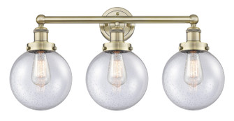 Edison Three Light Bath Vanity in Antique Brass (405|616-3W-AB-G204-8)