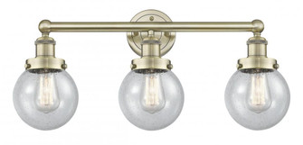 Edison Three Light Bath Vanity in Antique Brass (405|616-3W-AB-G204-6)
