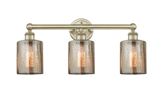 Edison Three Light Bath Vanity in Antique Brass (405|616-3W-AB-G116)
