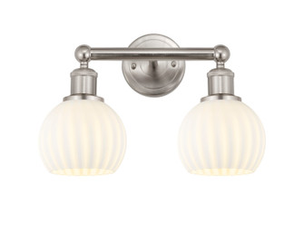 Edison Two Light Bath Vanity in Brushed Satin Nickel (405|616-2W-SN-G121-6)