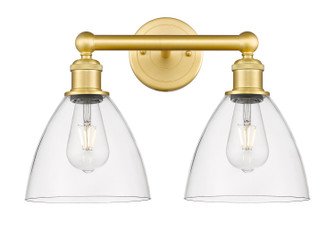 Edison Two Light Bath Vanity in Satin Gold (405|616-2W-SG-GBD-752)
