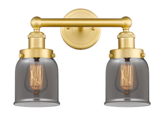 Edison Two Light Bath Vanity in Satin Gold (405|616-2W-SG-G53)