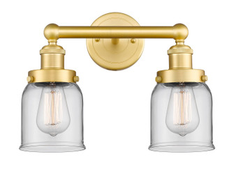 Edison Two Light Bath Vanity in Satin Gold (405|616-2W-SG-G52)